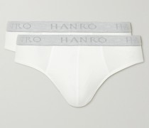 Set aus zwei Slips aus Stretch-Baumwolle