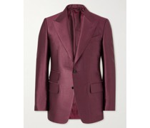 Shelton Slim-Fit Wool and Silk-Blend Twill Tuxedo Jacket