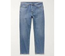 River schmal geschnittene und schmaler zulaufende Jeans aus Stretch-Denim