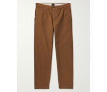 Gerade geschnittene Chino aus Baumwoll-Twill
