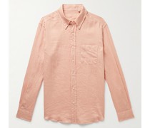 Ivy Hemd aus Leinen mit Button-Down-Kragen