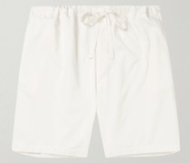House Pyjama-Shorts aus besonders feiner Baumwolle mit Kordelzug