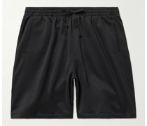 Shorts aus Jersey aus einer Baumwollmischung mit Kordelzugbund