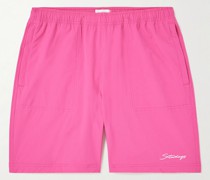 Tyler gerade geschnittene Shorts aus Ripstop aus einer Baumwollmischung mit Kordelzugbund