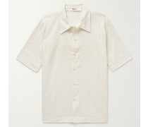 Suneham gestreiftes Hemd aus Baumwoll-Voile