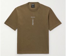 + norda T-Shirt aus Baumwoll-Jersey mit Logoprint