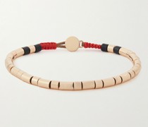 Peacoat Goldfarbenes Armband mit Zierperlen