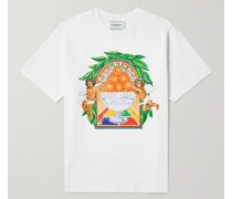 Triomphe D‘Orange T-Shirt aus Biobaumwoll-Jersey mit Logoprint