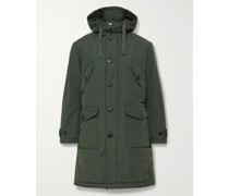 Padded Cotton and Nylon-Blend Hooded Parka