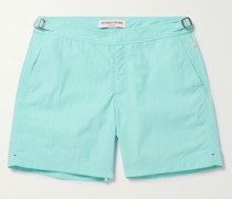 Bulldog II Straight-Leg Mid-Length Cotton-Blend Swim Shorts