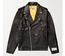 Bikerjacke aus Leder