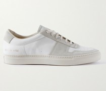 Bball Sneakers aus Leder mit Velourslederbesätzen