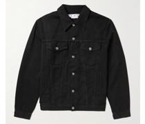Wave Off Jacke aus Baumwoll-Canvas mit Logostickerei