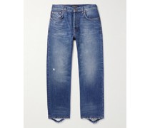 Slim-Fit Distressed Jeans