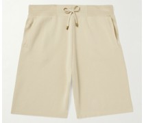 Gerade geschnittene Bermudashorts aus Baumwolle