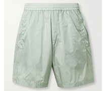 Gerade geschnittene Shorts aus Nylon