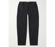 Assembly gerade geschnittene Hose aus Baumwoll-Moleskin