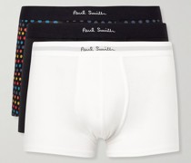 Set aus drei Retropants aus Stretch-Baumwolle