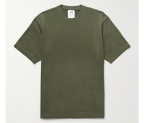 Logo-Appliquéd Stretch-Cotton Jersey T-Shirt