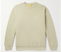 Sweatshirt aus Baumwoll-Jersey mit Logostickerei