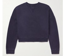 Sweatshirt aus enzymgewaschenen Baumwoll-Jersey