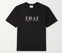 T.H.A.T. T-Shirt aus Baumwoll-Jersey mit Logoprint