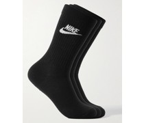 Set aus drei Nike Sportswear Everyday Essential Socken aus recyceltem Dri-FIT-Material