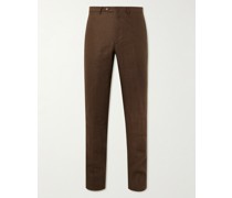Gerade geschnittene Hose aus Leinen