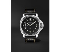 Luminor Logo Hand-Wound 44mm Stainless Steel and Leather Watch, Ref. No. PAM01084