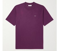 Adam 3209 T-Shirt aus Pima-Baumwoll-Jersey mit Logostickerei