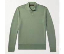 Aspen Pullover aus Wolle mit Polokragen