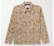 Hemdjacke aus Jacquard mit Paisley-Muster
