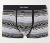 Retropants aus Stretch-Baumwolle mit Streifen