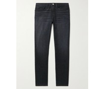L'Homme schmal geschnittene Jeans aus Stretch-Bio-Denim
