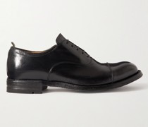 Balance 006 Oxford-Schuhe aus brüniertem Leder