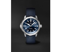 Aquatimer Expedition Jacques-Yves Cousteau Automatic 42 mm Uhr aus Edelstahl mit Kautschukarmband, Ref.-Nr. IW328801