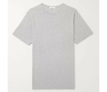T-Shirt aus meliertem Baumwoll-Jersey