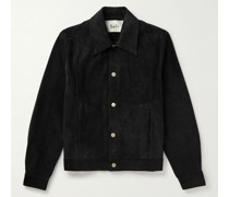 Enzo Jacke aus Veloursleder