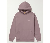 Hoodie aus Baumwoll-Jersey mit Logostickerei