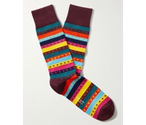 Ugo Striped Cotton-Blend Socks