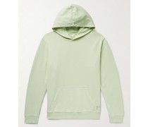 Hoodie aus Baumwoll-Jersey in Stückfärbung