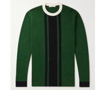 Pullover aus einer Baumwoll-Lyocell-Mischung mit Streifen