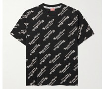+ VERDY Oversized-T-Shirt aus Baumwoll-Jersey mit Logoprint