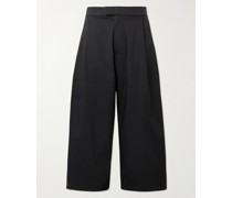 Weit geschnittene Bundfaltenhose aus Schoeller® SHAPE 3XDRY® mit Kordelzugbund