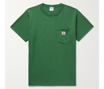 T-Shirt aus Baumwoll-Jersey mit Logoapplikation