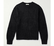Pullover aus gebürsteter Baumwolle