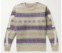 Intarsia Fair Isle Wool-Blend Sweater