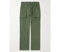 Garden Double Knee gerade geschnittene Hose aus Biobaumwoll-Twill