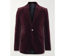 Newport Cotton-Velvet Tuxedo Jacket