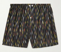Boxershorts aus einer Baumwollmischung mit Print